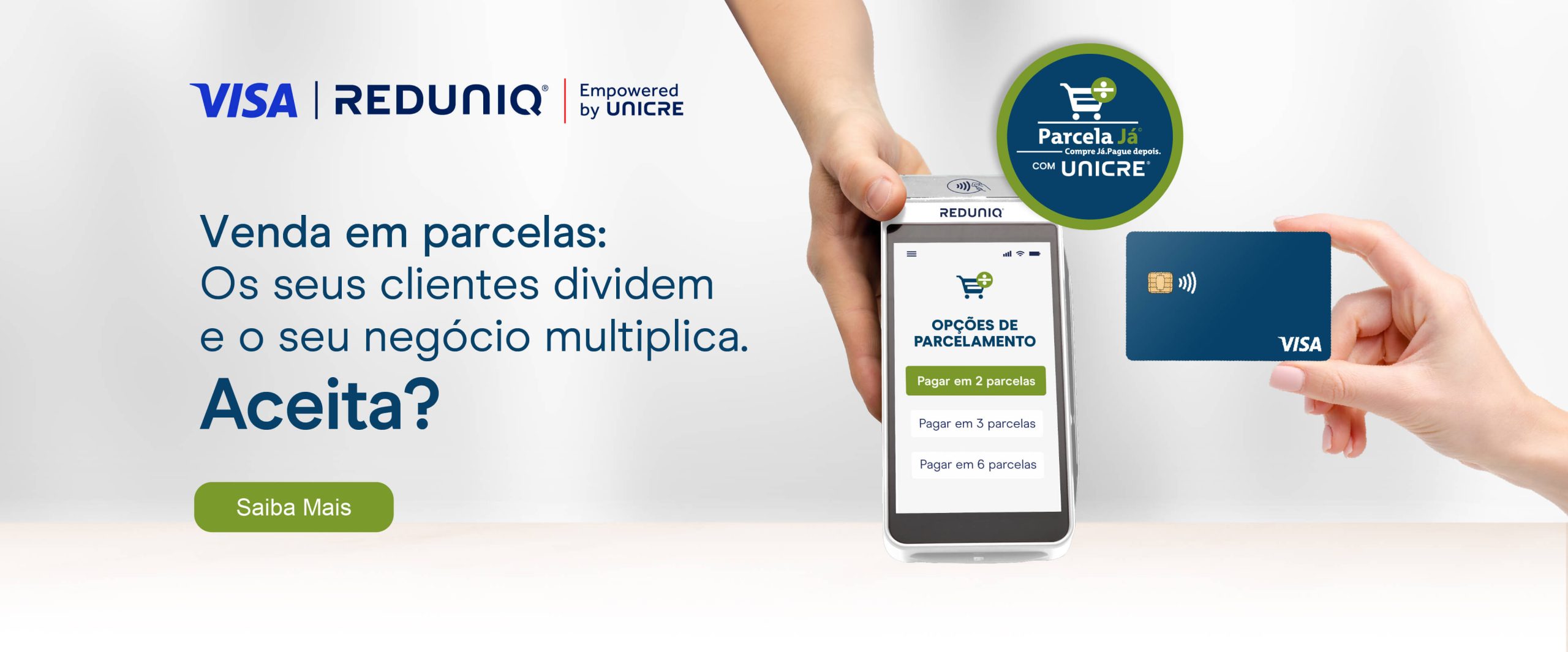 Parcela já com UNICRE | Aumente as vendas do seu negócio