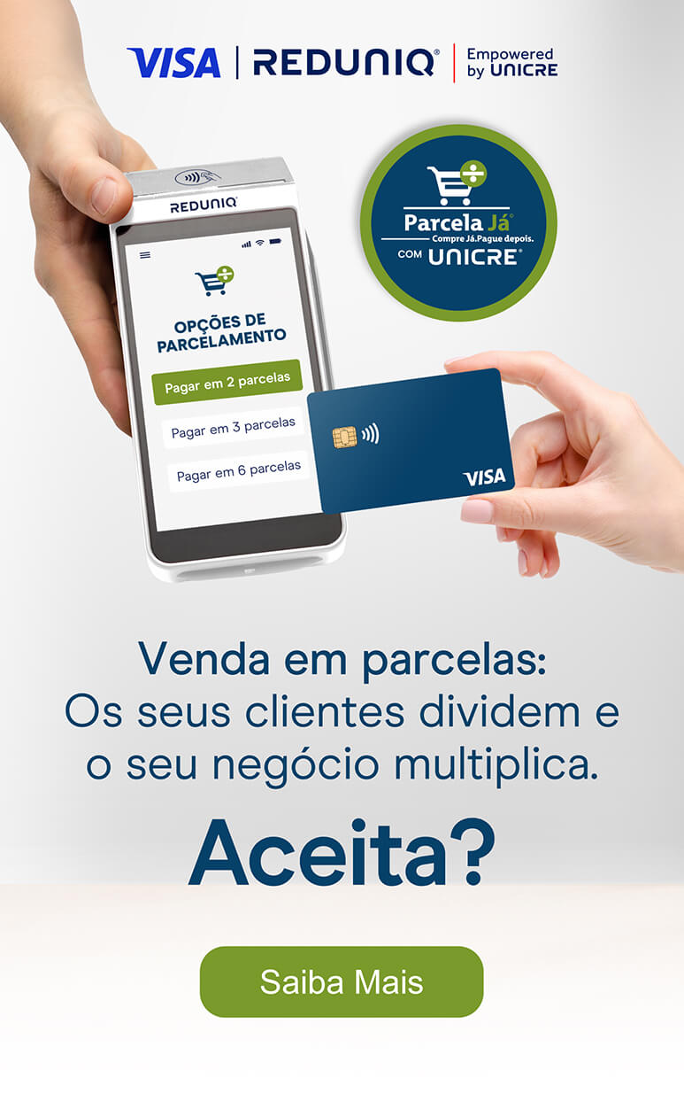 Parcela já com UNICRE | Aumente as vendas do seu negócio